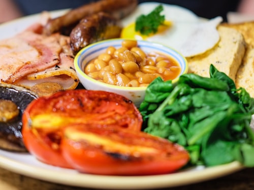 American Breakfast Plate