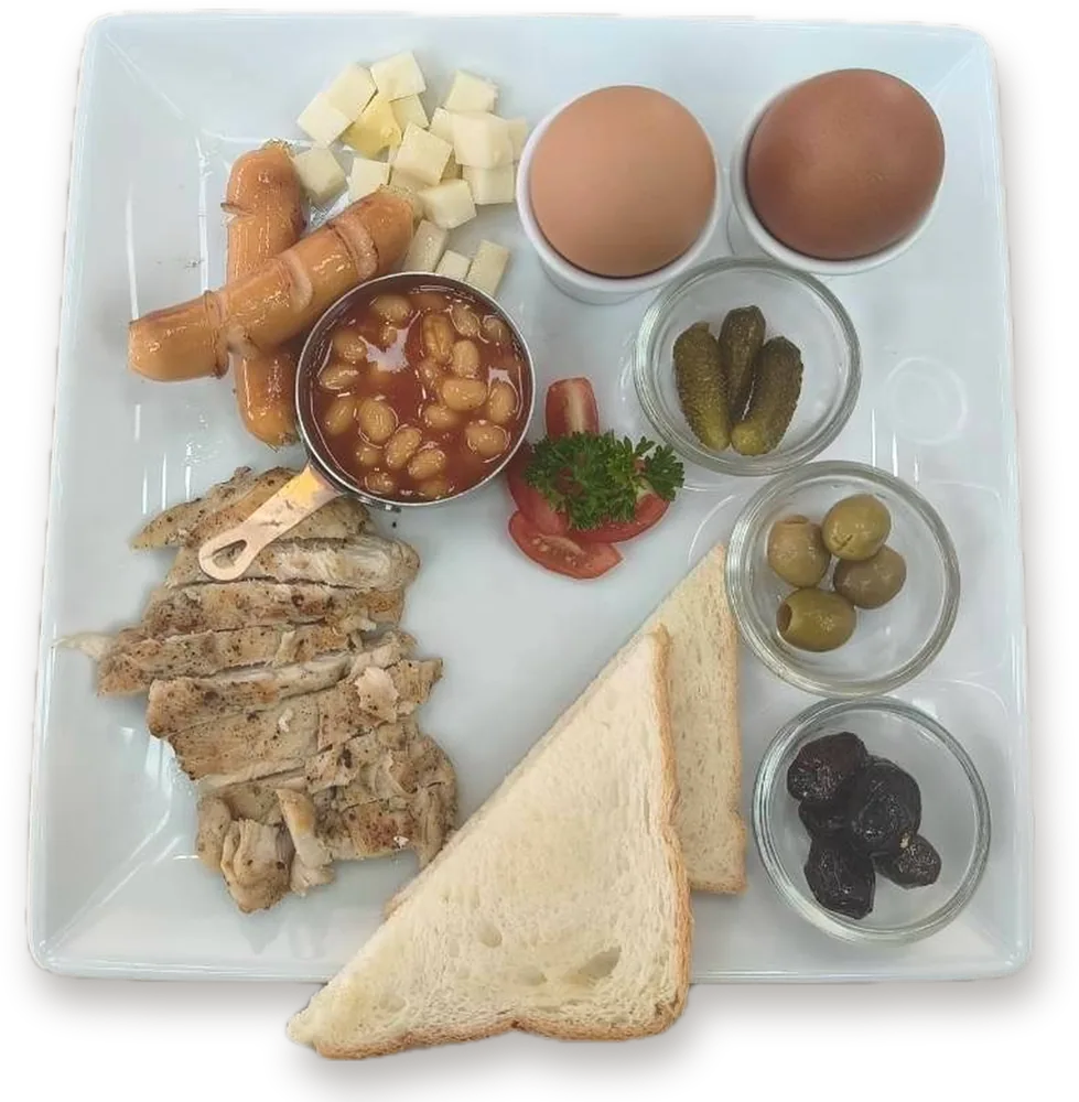 Chicken Breakfast Plate - Cansa, Pattaya