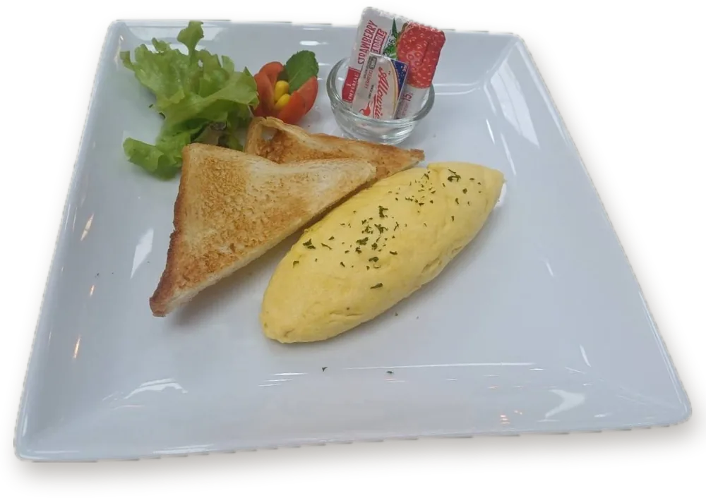 Plain Omelette - Cansa, Pattaya