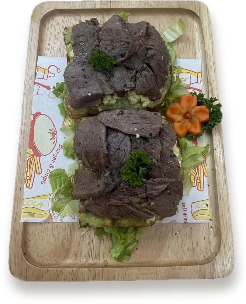 Beef, Eggs & Avocado Sourdough - Cansa, Pattaya