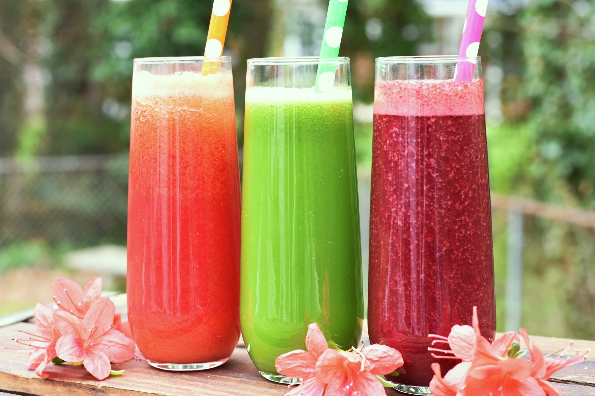 Fresh juices at Cansa, Pattaya